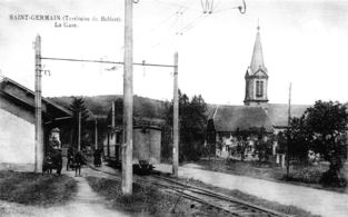 L'ancienne gare de St-Germain-le-Châtelet L'ancienne gare de St-Germain-le-Châtelet